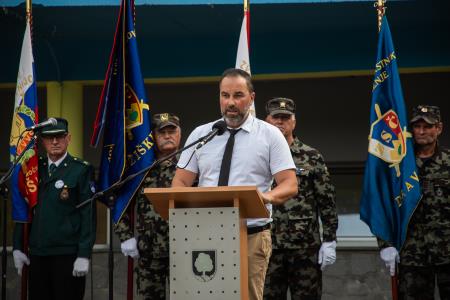 Osrednja občinska proslava ob dnevu državnosti 22. 6. 2023 podžupan Peter Stočko